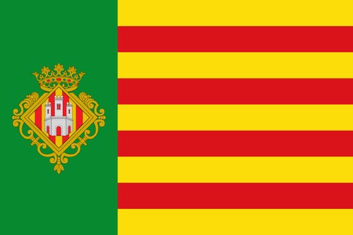Bandera de la provincia de Castellón de la plana