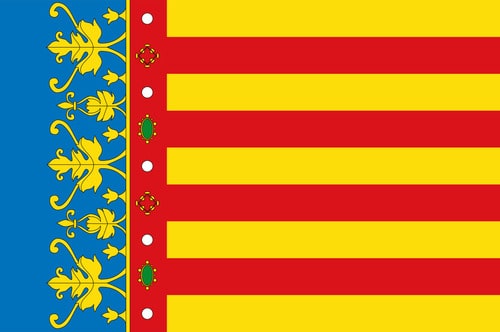 Bandera de la provincia de Comunidad Valenciana